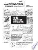 1969 Census of Agriculture: General report. 1 v. in 9