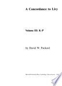 A Concordance to Livy