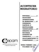 Acontecer migratorio