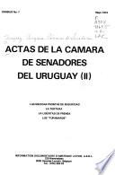 Actas de la Camara de Senadores del Uruguay