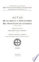 Actas de las Juntas Diputaciones del Principado de Asturias