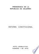 Acto legislativo no.1 de 1979 (diciembre 4)