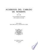Acuerdos del Cabildo de Tenerife