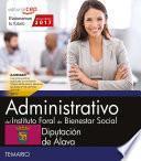 Administrativo del Instituto Foral de Bienestar Social. Diputación de Álava. Temario