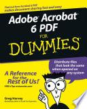 Adobe Acrobat 6 PDF For Dummies