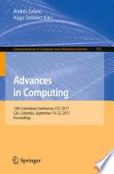 Advances in Computing
