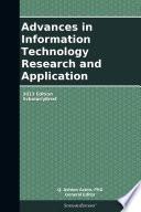 Advances in Information Technology Research and Application: 2013 Edition