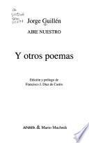 Aire nuestro y otros poemas