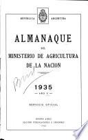 Almanaque del Ministerio de Agricultura para el año ...