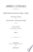 America literaria producciones selectas en prosa y verso