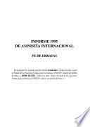 Amnistía Internacional informe