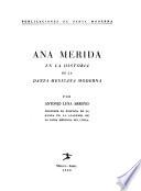 Ana Mérida en la historia de la danza mexicana moderna