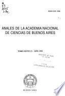 Anales de la Academia Nacional de Ciencias de Buenos Aires