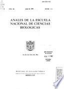 Anales de la Escuela nacional de ciencias biológicas