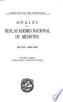 Anales de la Real Academia Nacional de Medicina