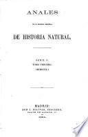 Anales de la Sociedad Española de Historia Natural