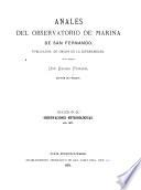 Anales del Observatorio de Marina de San Fernando