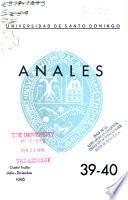 Anales - Universidad Autónomo de Santo Domingo