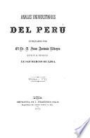 Anales universitarios del Perú