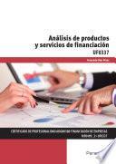 Análisis de productos y servicios de financiación
