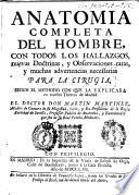 Anatomia completa del hombre, con todos los hallazgos, nuevas doctrinas y observaciones raras hasta el tiempo presente, y muchas advertencias necessarias para la cirugia segun el methodo con que se explica en nuestro theatro de Madrid