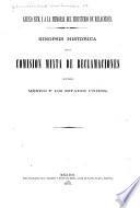 Anexo num. 1 a la memoria del ministerio de relaciones