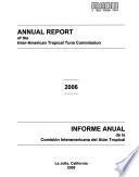 Annual Report of the Inter-American Tropical Tuna Commission
