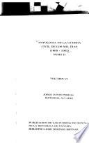 Antología de la Guerra Civil de los Mil Días, 1899-1902