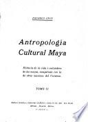 Antropología cultural maya: Historia de la vida i costumbres de los mayas comparada con la de otras naciones del universo