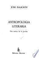 Antropología literaria