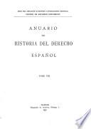 Anuario de historia del derecho español