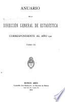 Anuario de la Dirección General de Estadística correspondiente al año ...