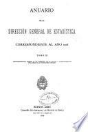 Anuario de la Dirección General de Estadística