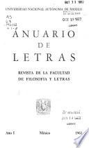 Anuario de letras