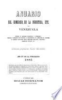 Anuario del comercio, de la industria, etc. de Venezuela