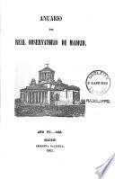 Anuario del Real observatorio de Madrid