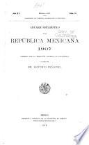 Anuario estadistíco de la República Mexicana