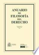 Anuario Filosofía del Derecho 2001, nueva época, tomo XVIII