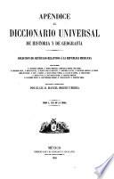 Apéndice al Diccionario universal de historia y de geografía
