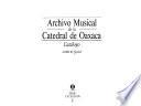 Archivo Musical de la Catedral de Oaxaca