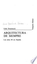 Libro Arquitectura de siempre