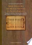 Libro Arquitectura del Renacimiento en Nueva España