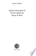 Aspectos estructurales de El Moro expósito del duque de Rivas