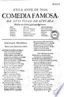 Atila azote de Dios. Comedia famosa, de Luis Velez de Guevara...