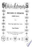 Bibliografía de Extremadura