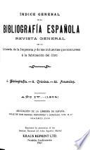 Bibliografía española