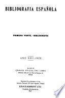 Bibliografia española