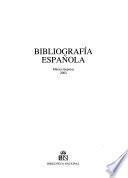 Bibliografía española