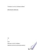 Bibliografía mexicana