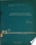 Bibliografia Selectiva Sobre Desarrollo Rural en Fl Ecuador